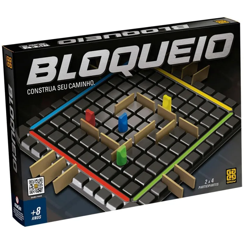 Grow, Jogo Bloqueio, 2 a 4 Jogadores, a partir de 8 anos