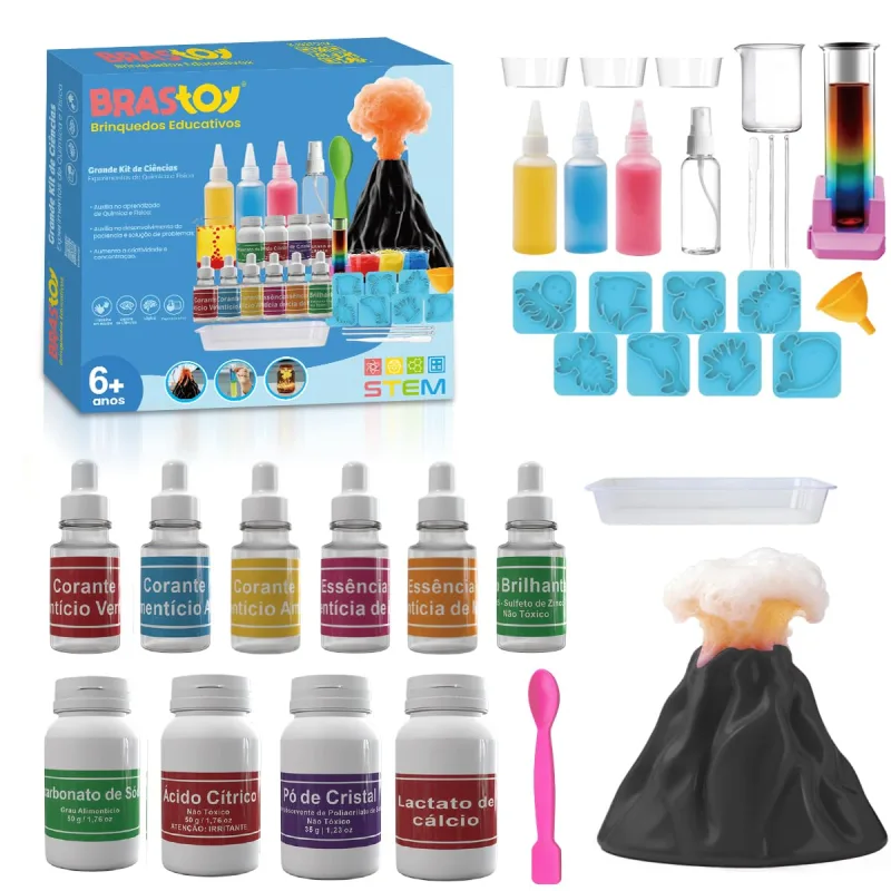 Kits Educativos de Ciências para Crianças a Partir de 6 Anos (Conjunto de Dinossauro)