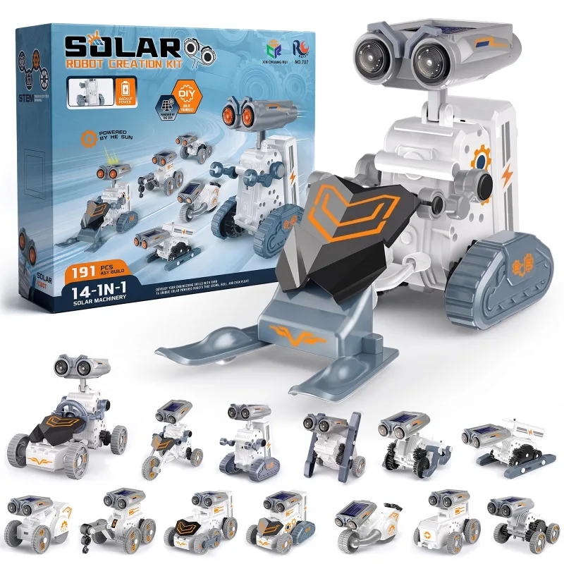Kit Robótica Brinquedo Educativo STEM Blocos de Montar Robô