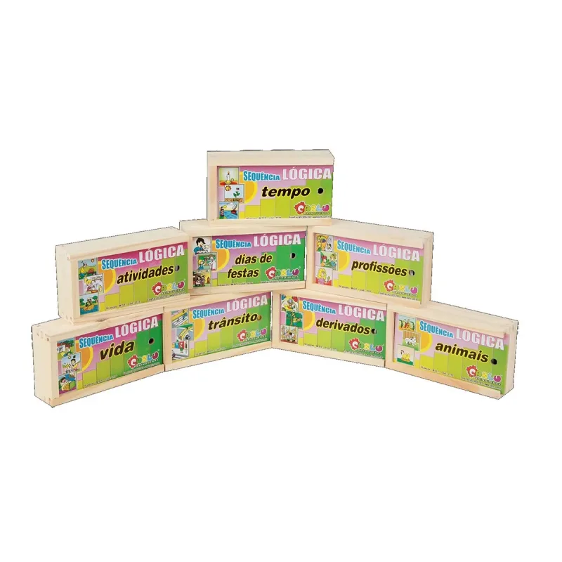Kit Sequência Lógica Carlu Brinquedos