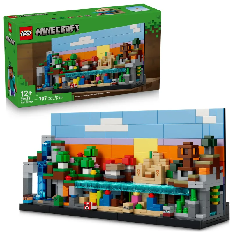 LEGO Minecraft Mini Biomas 21589 com 797 peças