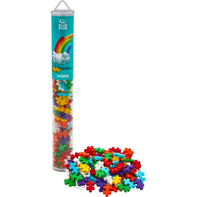 Plus-Plus Tubo 100pc Arco-Íris