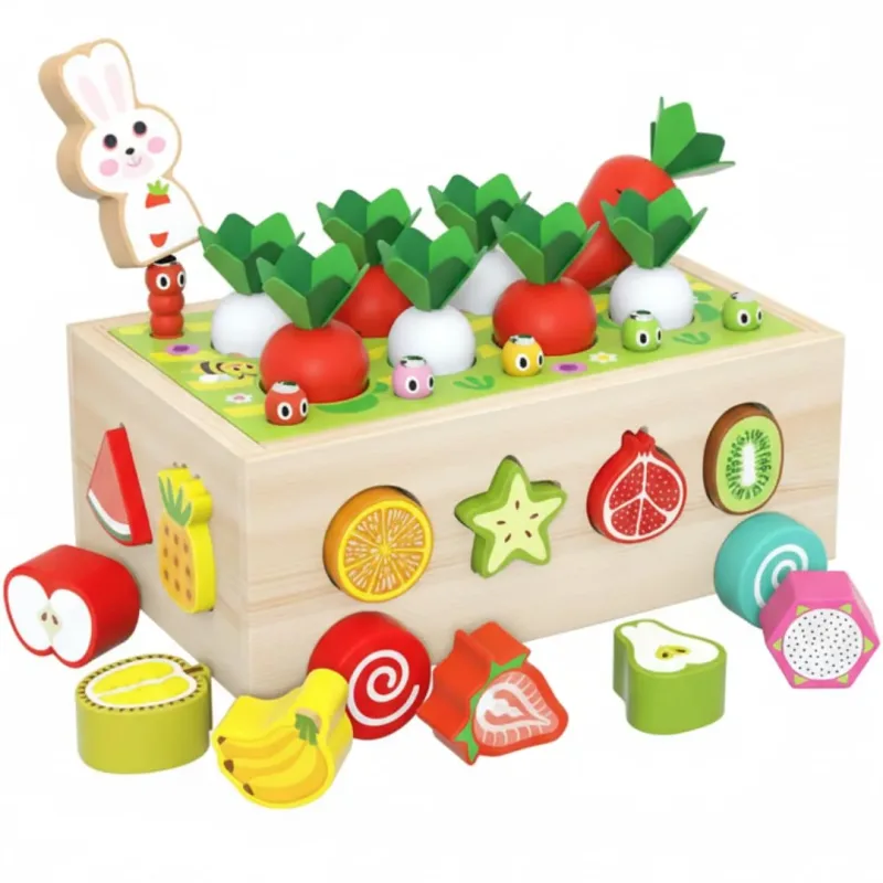 Kinderland Toys Descoberta na Fazenda Montessori Educativo – Brinquedo Infantil 1 a 3 Anos para Desenvolvimento Cognitivo e Motor – Presente Perfeito Menino Menina Pomar Mágico