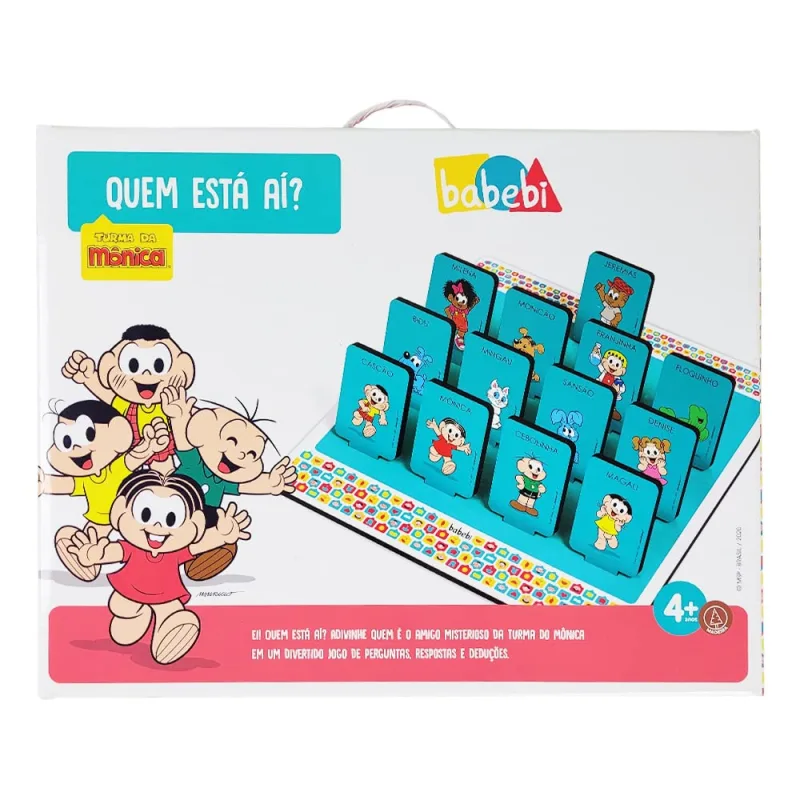 Babebi Quem Está Aí? Da Turma Da Mônica Colorido Multicor