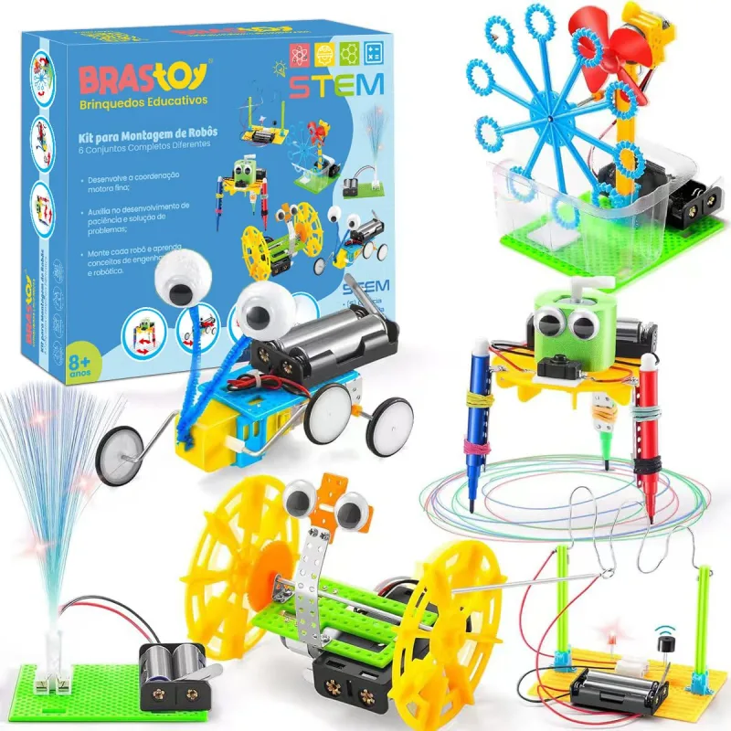 Conjunto de Brinquedos 6 em 1 DIY