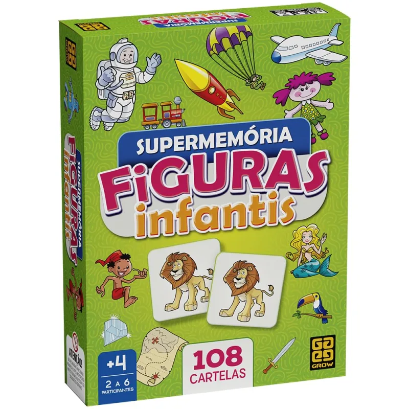 Grow 2646, Super Memória Figuras Infantis