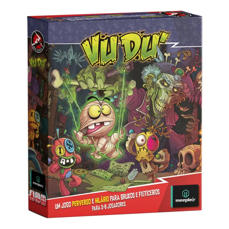 MeepleBR, Vudú – 2ª edição, Jogos de Tabuleiro Família, 2 a 8 jogadores