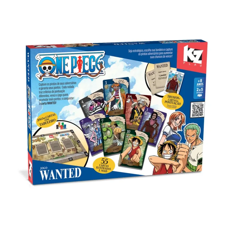 Jogo Wanted – One Piece, Elka, acima de 8 anos
