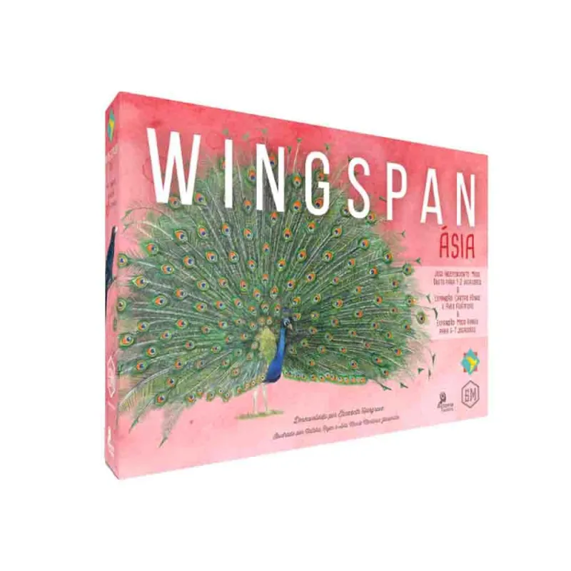 Grok Games Wingspan Ásia Jogo de Tabuleiro, 1 a 7 jogadores, 14 anos