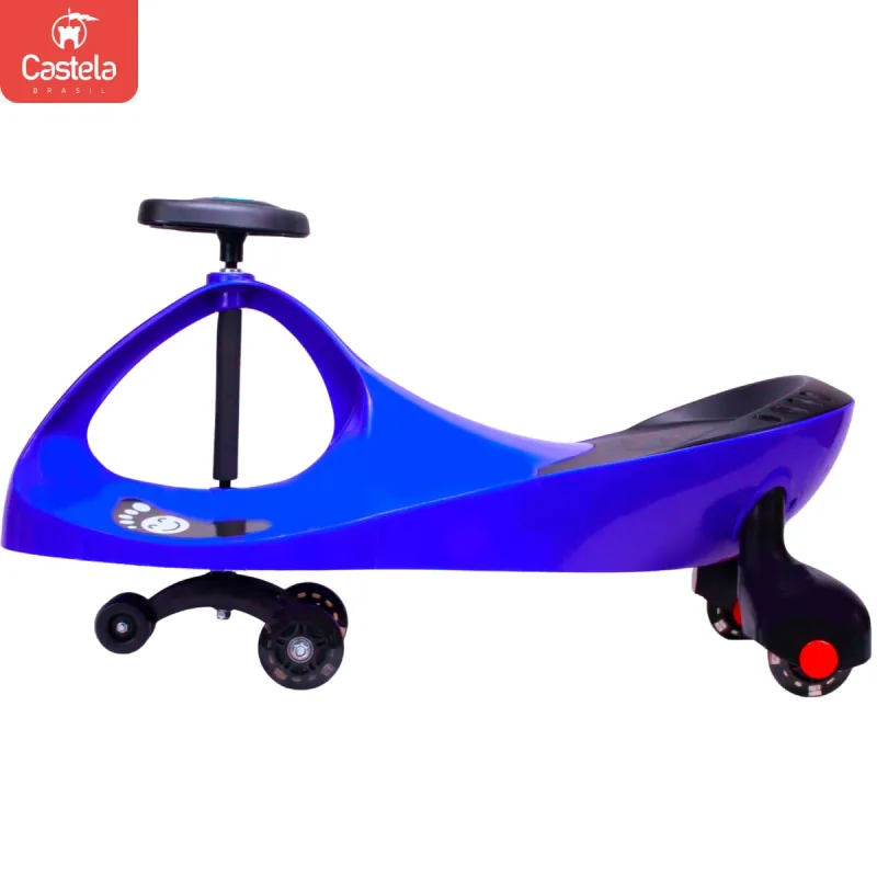 Carrinho Rolimã Zig Zag Car 360 Roda Led Cores sortidas – Castela